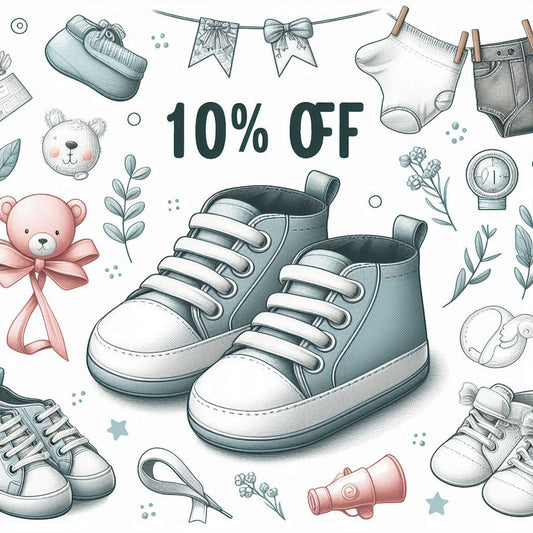 Image of 10 percent sale baby shoes at Baby Booties Boutique