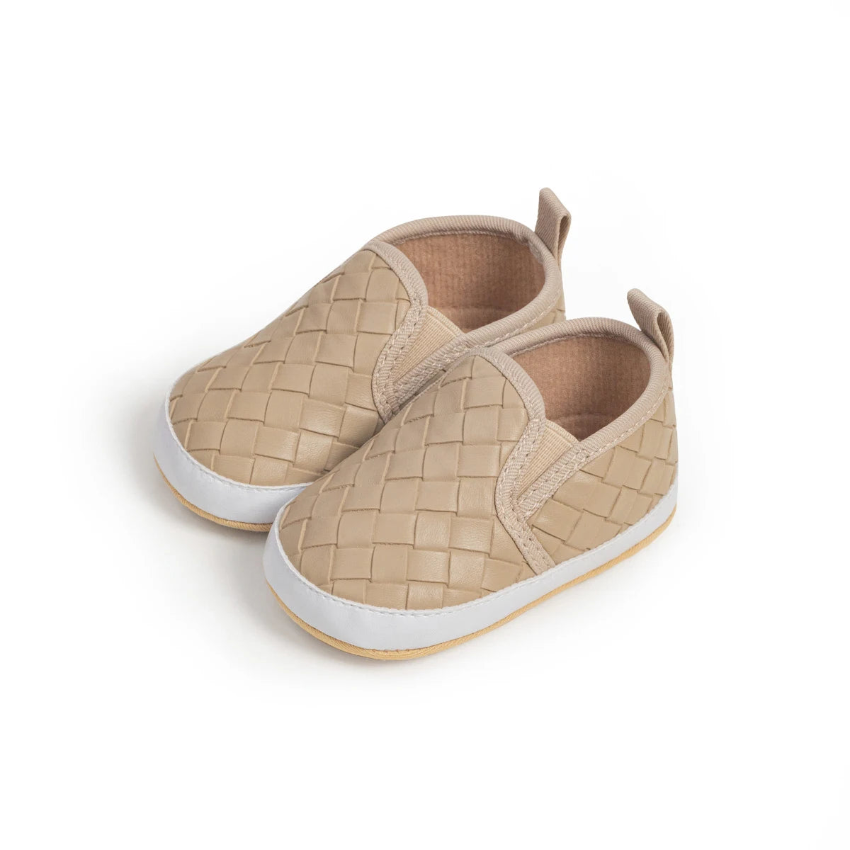 Image of Casual Slip-On Sneakers in beige from Baby Booties Boutique