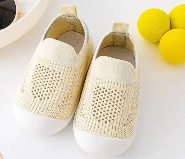 Image of Mesh Breathable Walkers in beige from Baby Booties Boutique