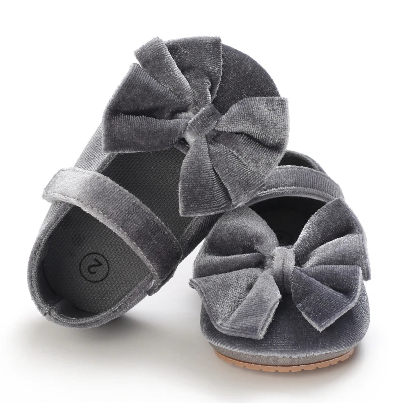 Velvet Princess Shoes - Baby Booties Boutique