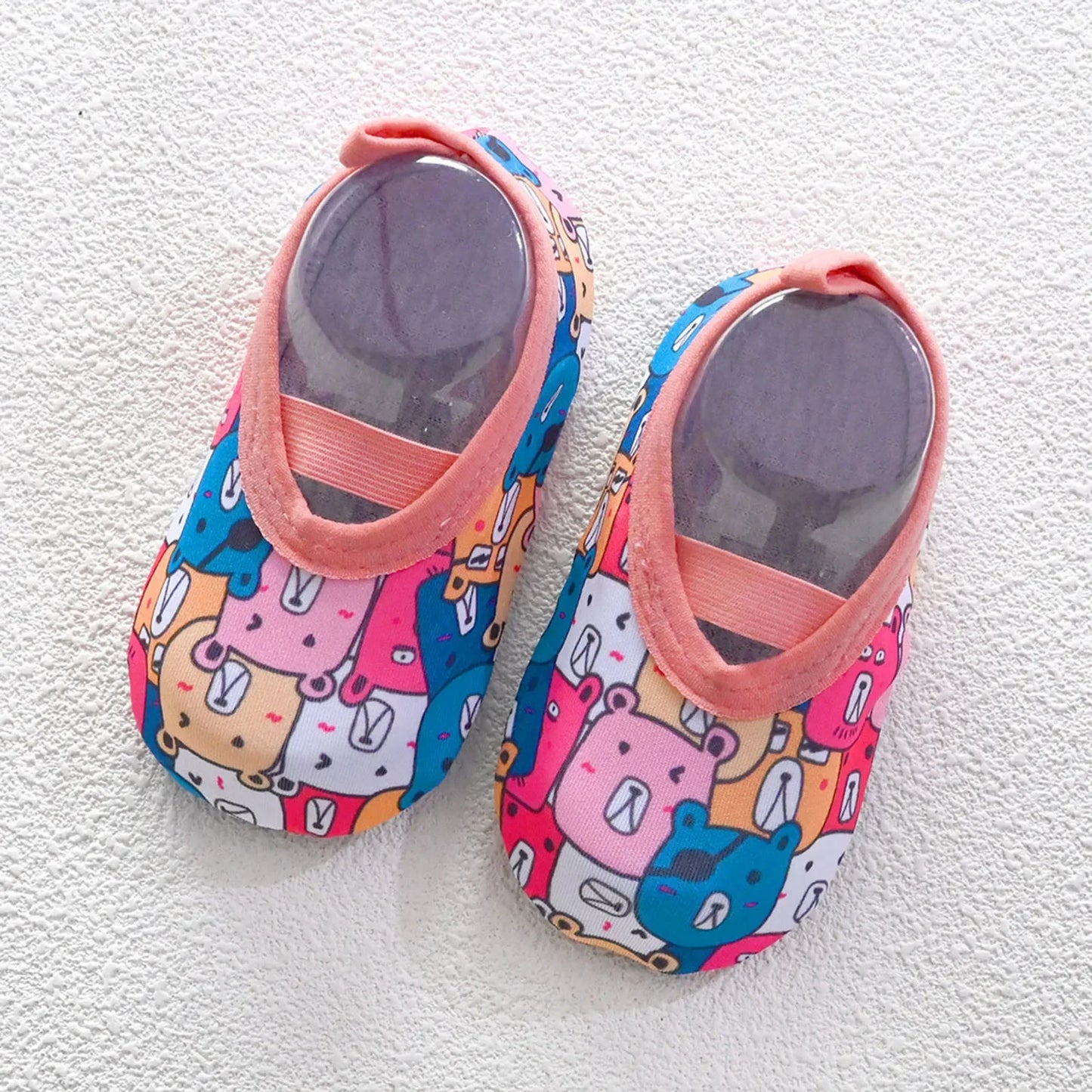 Image of Water Sport Baby Shoes in multi w/ bears from Baby Booties Boutique