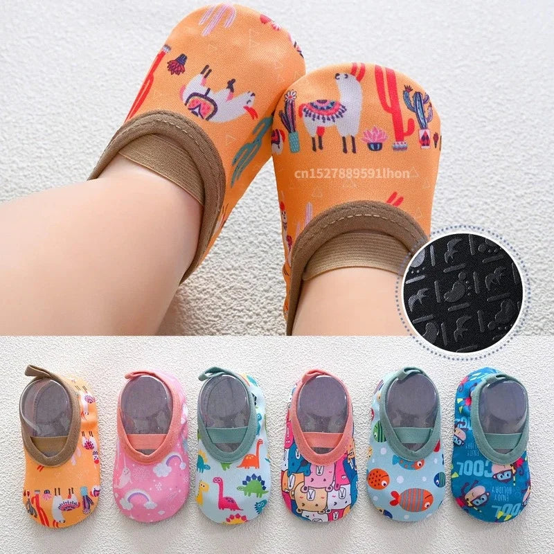 Image of Water Sport Baby Shoes in desert w/ llamas from Baby Booties Boutique