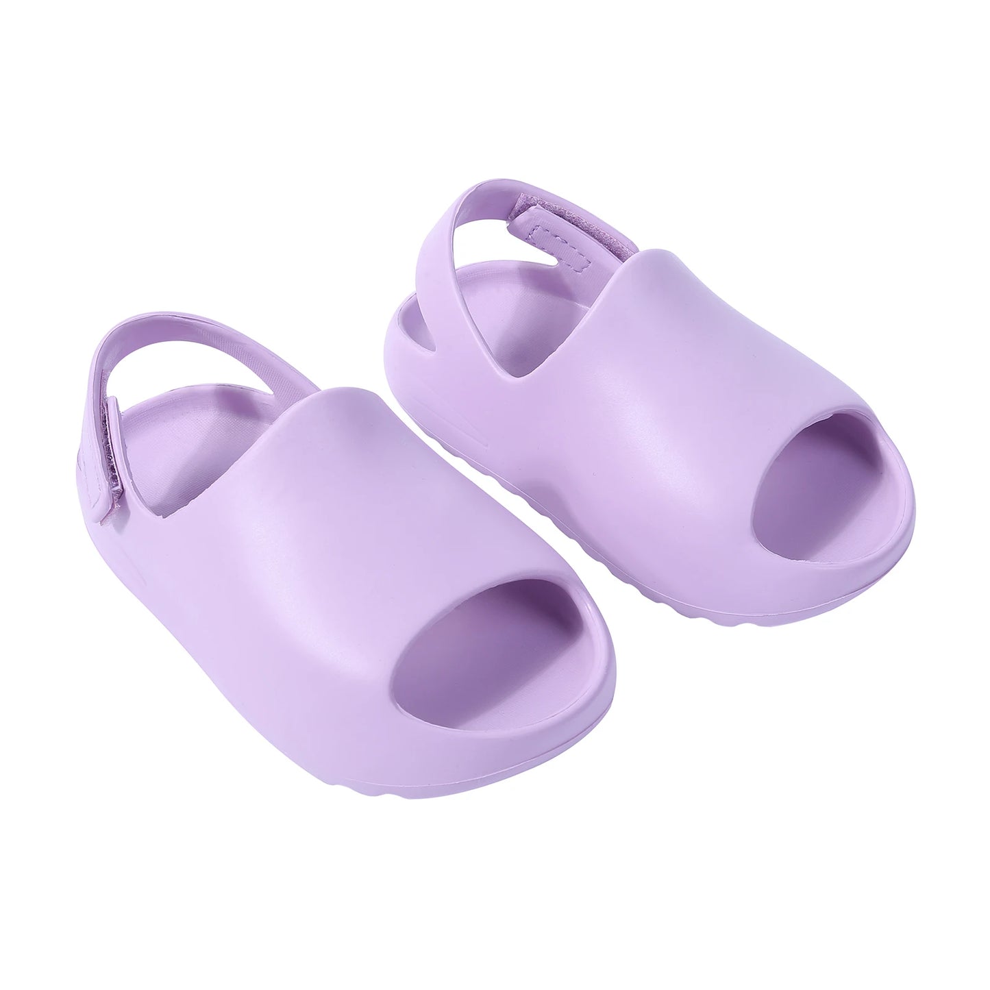 Image of Summer Solid Color Baby Sandals in purple from Baby Booties Boutique