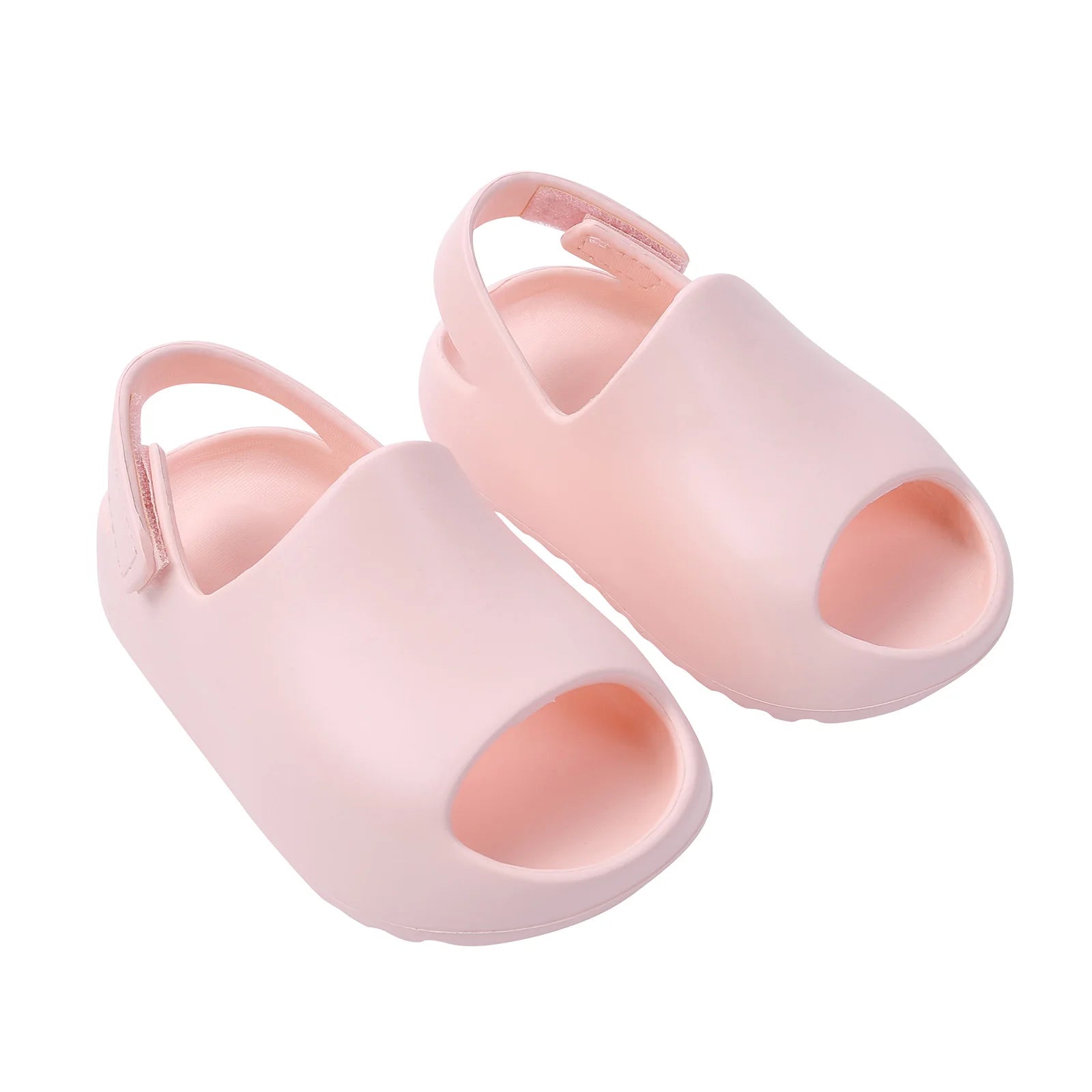 Image of Summer Solid Color Baby Sandals in pink from Baby Booties Boutique