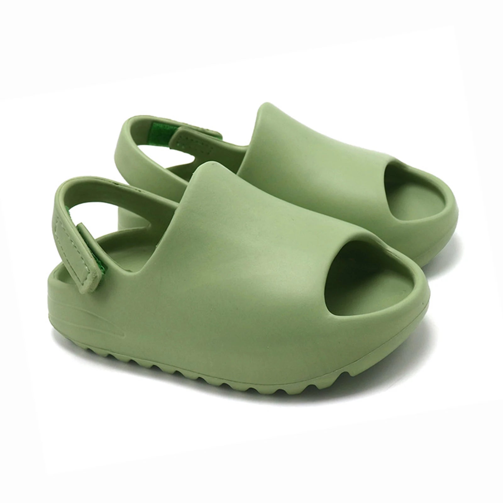 Image of Summer Solid Color Baby Sandals in green from Baby Booties Boutique