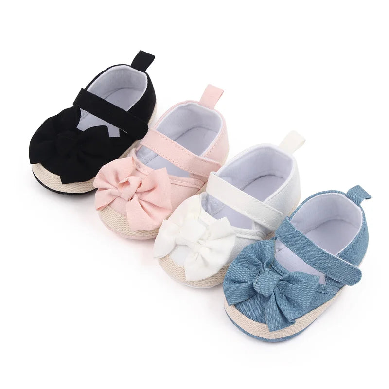 Image of Baby Espadrille Flats in various colors from Baby Booties Boutique