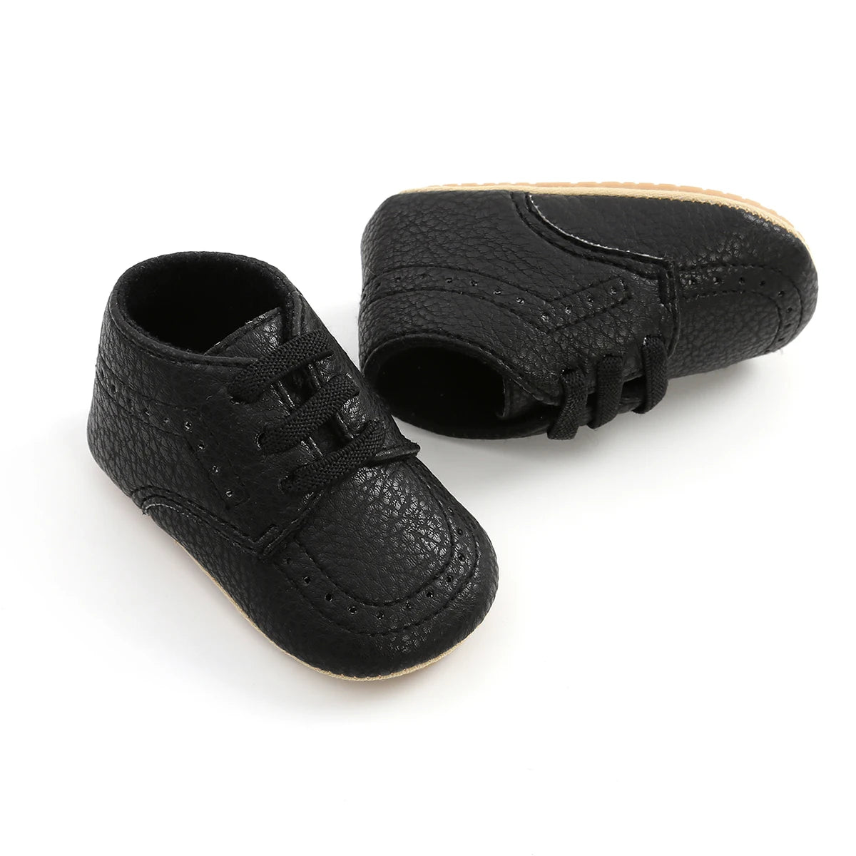 Image of Baby Derby Booties in Black from Baby Booties Boutique