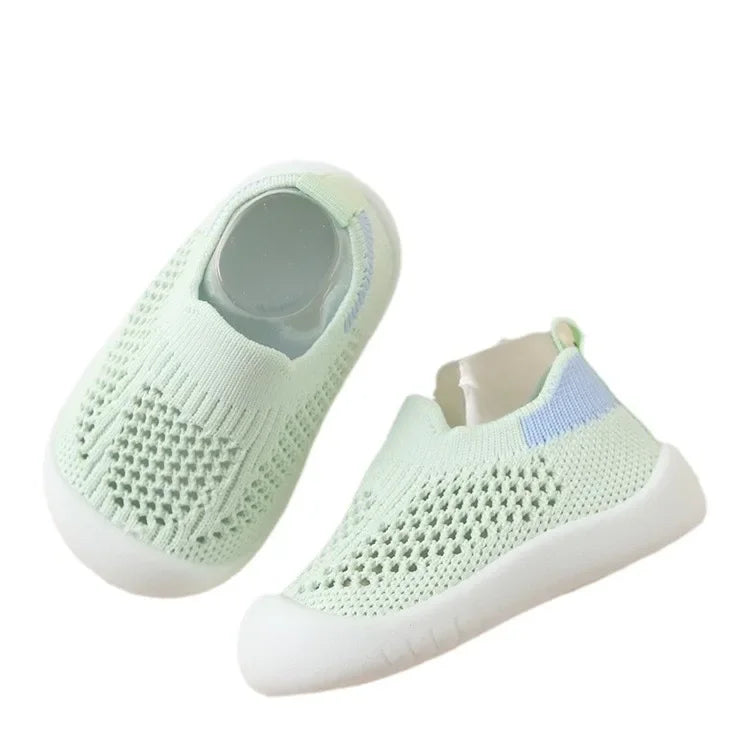 Image of Mesh Breathable Walkers in green from Baby Booties Boutique