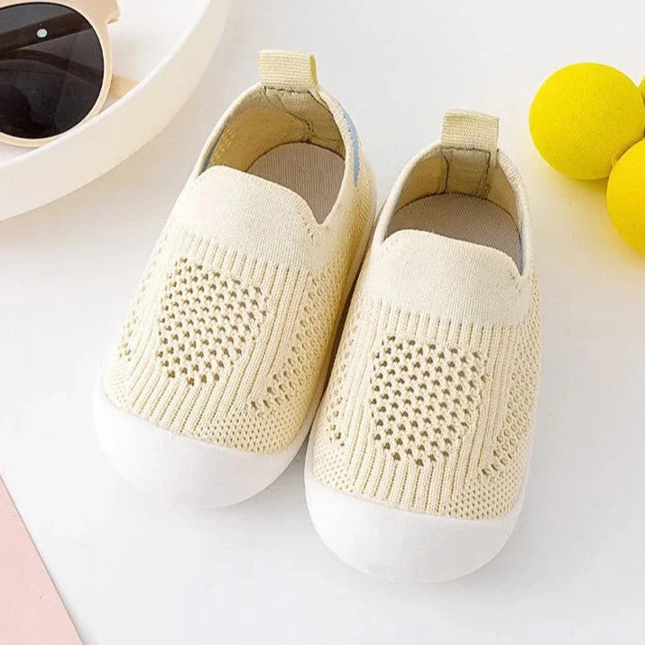 Image of Mesh Breathable Walkers in beige from Baby Booties Boutique