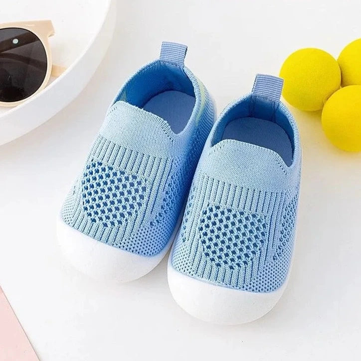 Image of Mesh Breathable Walkers in blue from Baby Booties Boutique