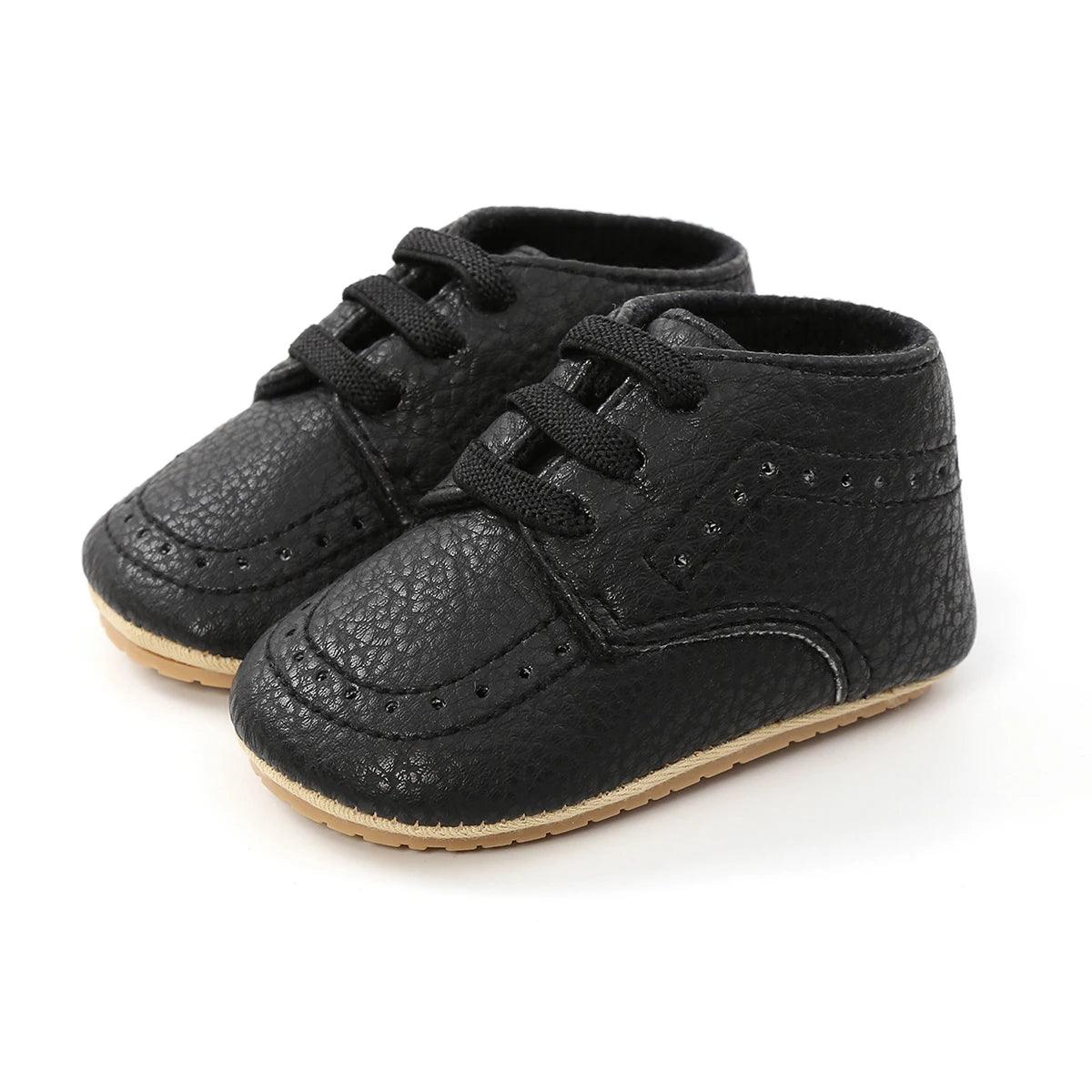 Image of Baby Derby Booties in Black from Baby Booties Boutique