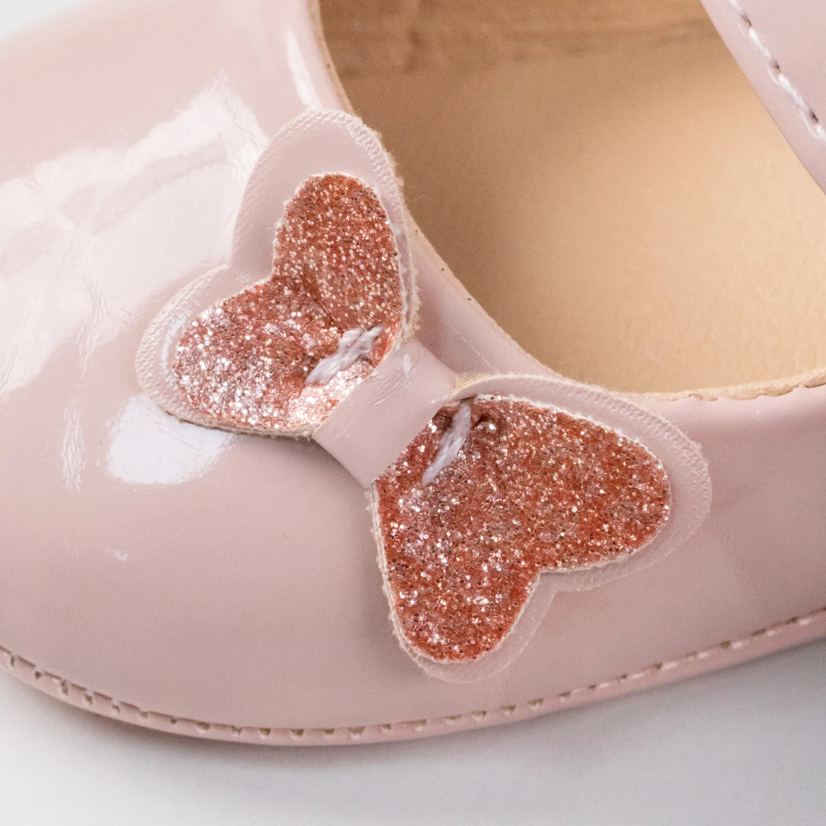 Image of Princess Bows Baby Shoes in pink from Baby Booties Boutique