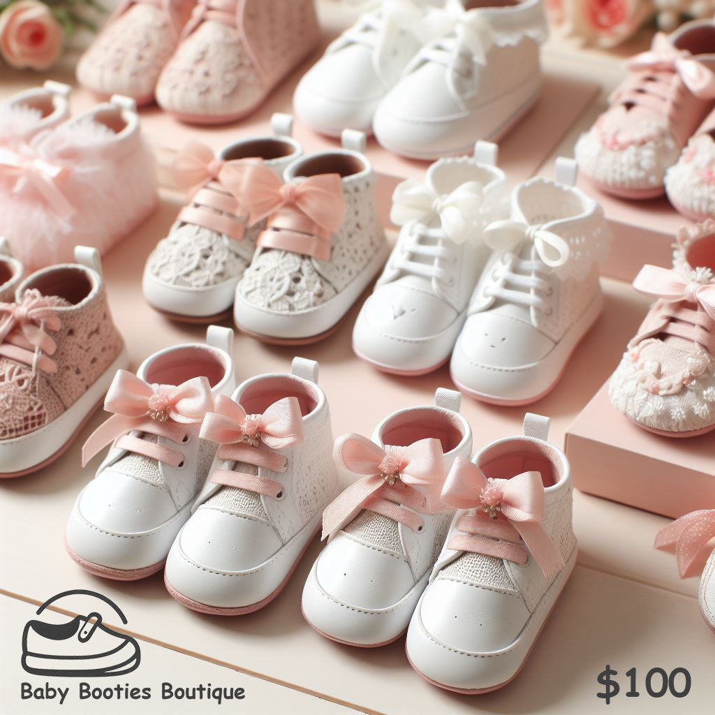 Image of a $100 gift card from Baby Booties Boutique